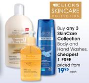 Clicks Skincare Collection Body And Hand Washes