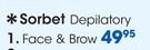 Sorbet Depilatory-Face & Brow