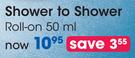 Shower To Shower Roll-On - 50ml