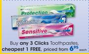 Clicks Toothpastes-Each
