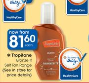 Tropitone Bronze It Self Tan Range-Each