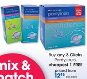 Clicks Pantyliners-Per Pack