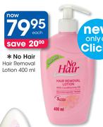 No Hair Hair Removal Lotion-400ml