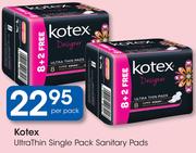 Kotex Ultra Thin Single Pack Sanitary Pads-Per Pack