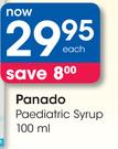 Panado Paediatric Syrup-100ml Each