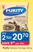 Purity Mabele Porridge-2x350g