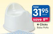 Clicks Baby Potty Each