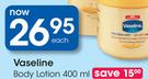 Vaseline Body Lotion-400ml