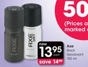Axe Black Deodorant-150ml Each