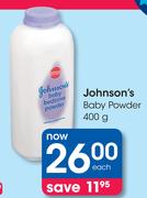 Johnson's Baby Powder-400g