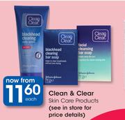 Clean & Clear Skin Care Products-Each