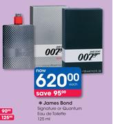 James Bond Signature Or Quantum Eau De Toilette-125ml