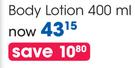 Dove Body Lotion-400ml Each