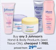 Johnson's Hand & Body Products(Excl. Tissue Oils)-Each