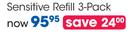 Schick Intuition Sensitive Refill 3 Pack-Each