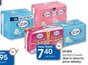 Lil-Lets Sanitary Towels-Per Pack