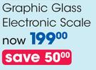 Safeway Graphic Glass Electronic Scale-Each