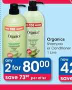Organics Shampoo Or Conditioner-2X1Ltr