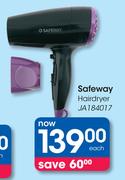 Safeway Hairdryer JA184017