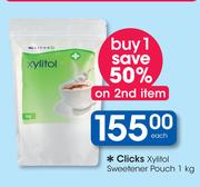 Clicks Xylitol Sweetener Pouch-1Kg