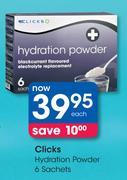 Clicks Hydration Powder-6 Sachets