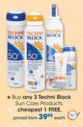 Techni Block Sun Care Products-Each