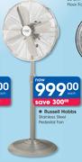 Russell Hobbs Stainless Steel Pedestal Fan