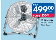 Safeway 40cm Metal Floor Fan