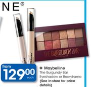 Maybelline The Burgundy Bar Eyeshadow Or Browdrama-Each
