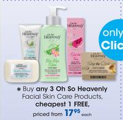 Oh So Heavenly Facial Skin Care Products-Each