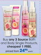 Source Bath & Body Single Products-Each