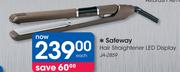 Safeway Hair Straightener LED Display JA-2859-Each
