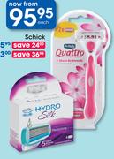Schick Hydro Silk 4 Blades-Each