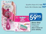 Dorco Shai Razors & Cartridges-Each