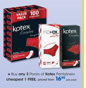 Kotex Pantyliners-Per Pack