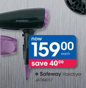 Safeway Hairdryer JA 184017-Each