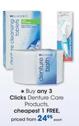 Clicks Denture Care Products-Each