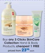 Clicks Skin Care Collection Hand And Body Products-Each