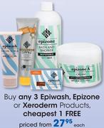 Epiwash, Epizone or Xeroderm-Each