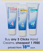 Clicks Hand Creams-Each
