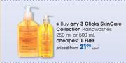 Clicks Skin Care Collection Handwashes-250ml Or 500ml-Each