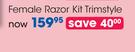 Schick Hydro Female Razor Kit Trimstyle