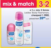 Sanex Ladies Body Fresheners-Each
