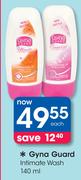 Gyna Guard Intimate Wash-140ml Each