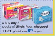Lil-Lets Pads-Per Pack