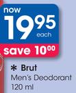 Brut Men's Deodorant-120ml