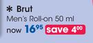 Brut Men's Roll-On-50ml