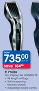 Philips Hair Clipper Set HC5450/18