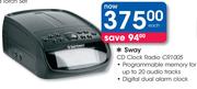 Sway CD Clock Radio CR1005