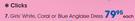 Clicks Girls White, Coral Or Blue Anglaise Dress-Each